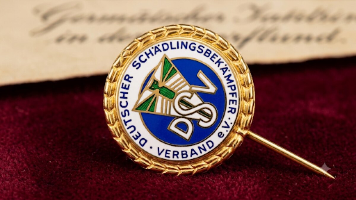 Goldene Ehrennadel des Deutschen Schädlingsbekämpfer-Verbands DSV